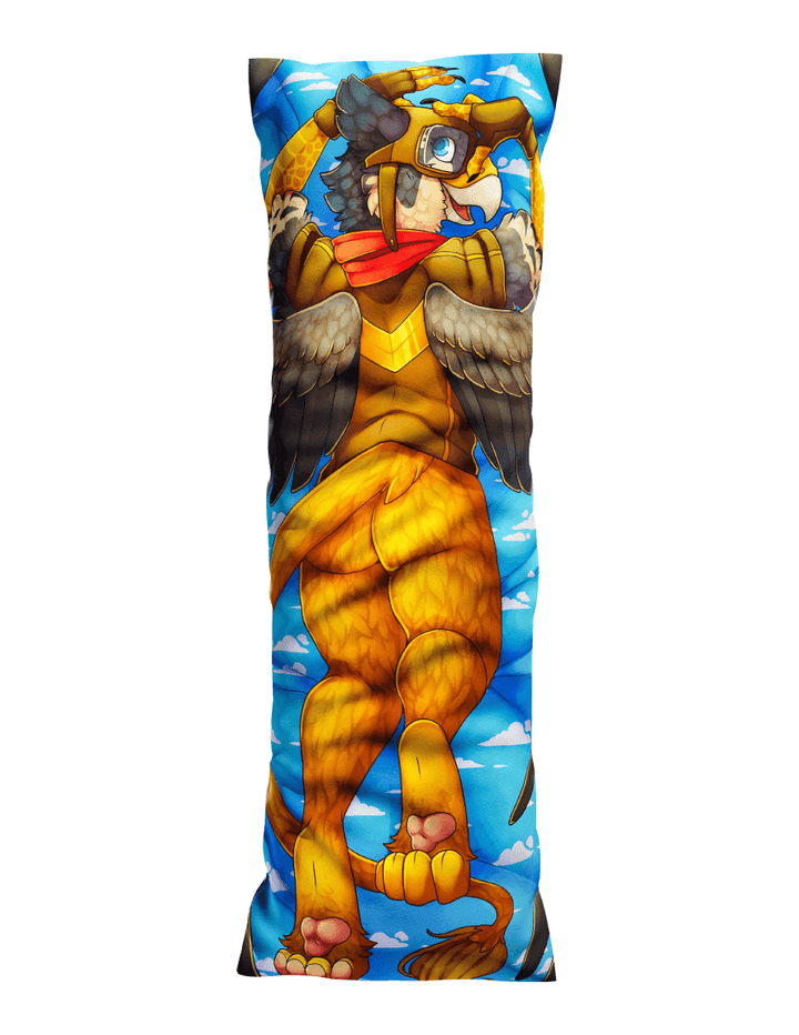Daki Godwing - Art by Ram the Dragon - the fuzzy Griffin Dakimakura Furry Body Pillow Cover