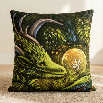 Dragon Furry Art Bed Pillow Cover