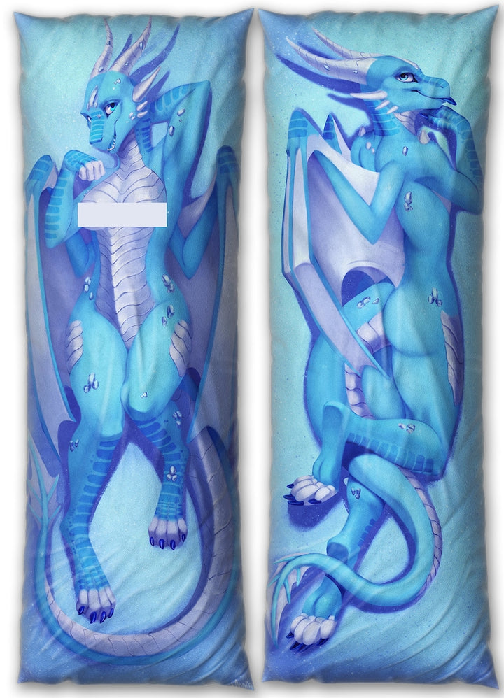Sapphire The Blue Dragon Body Pillow (Dakimakura) by Maaia