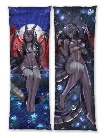 Agatha the Gray and Red Dragon Girl Dakimakura