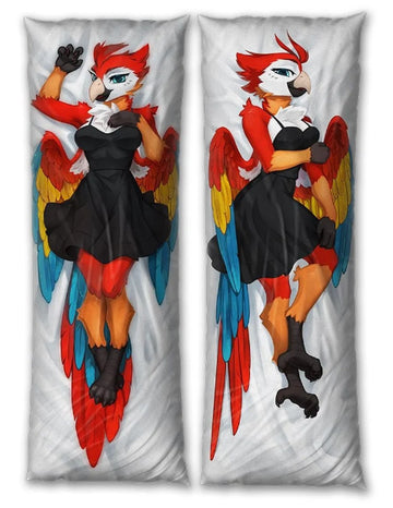 Seraphina Bird Dakimakura Furry Body Pillow Cover