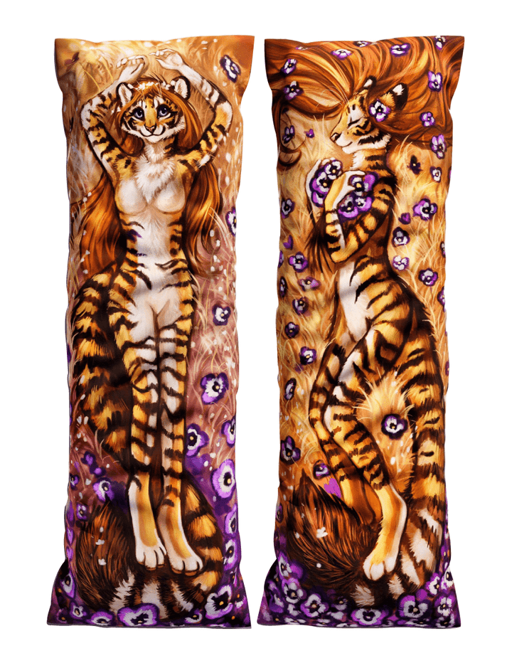 Daki Clemetine - Art by Flash_lioness - The Tiger Dakimakura Furry Body Pillow Cover