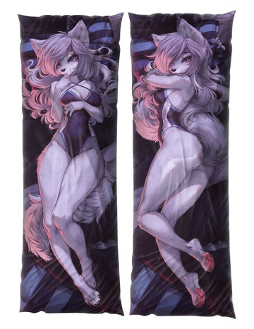 Califra Canine Dakimakura Furry Body Pillow Cover by Shenki