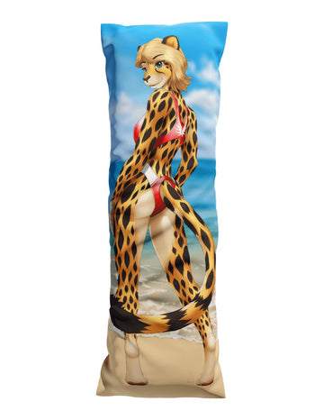 Apricot Feline Dakimakura Furry Body Pillow Cover by MykeGreywolf