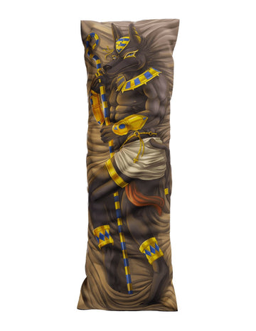 Anubis Canine Dakimakura Furry Body Pillow Cover by Soapaint
