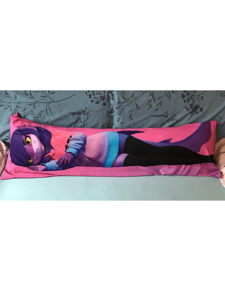 Hailina Sea Creature Dakimakura Furry Body Pillow Cover by Lin Shark