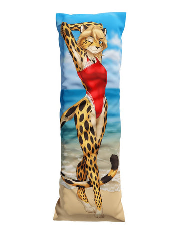 Apricot Feline Dakimakura Furry Body Pillow Cover by MykeGreywolf
