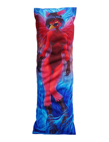 Fenyx Bird Dakimakura Furry Body Pillow Cover by Soapaint