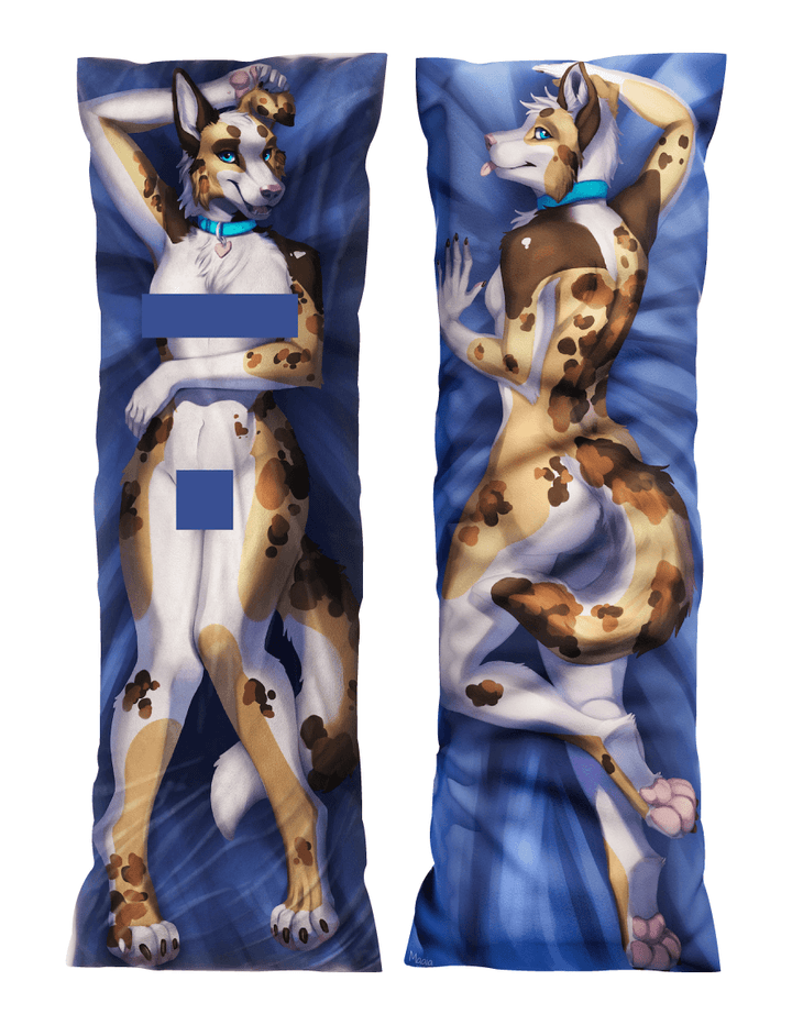 Daki Mia - Art by maaia - The Dog Dakimakura Furry Body Pillow Cover