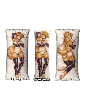 Maxine Canine Dakimakura Furry Body Pillow Cover by Cerbera