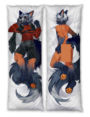  Fox Dakimakura Furry Body Pillow Cover by AQianr