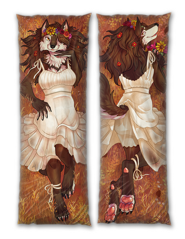 EU Liquidation: Brown wolf 180x60cm Dress mockup preview
