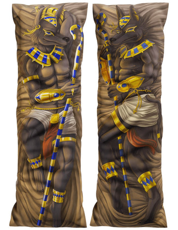 Anubis Canine Dakimakura Furry Body Pillow Cover by Soapaint