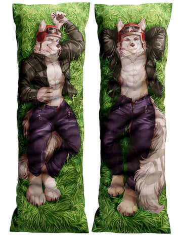 Bernard Canine Dakimakura Furry Body Pillow Cover by Saint cocoa