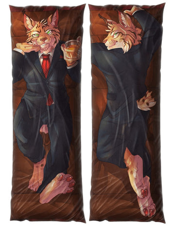 Clawson Feline Dakimakura Furry Body Pillow Cover by Ram the Dragon