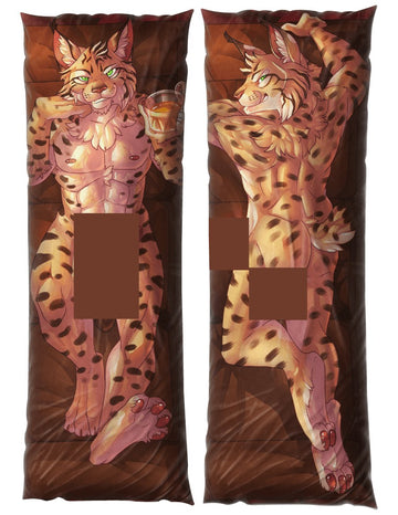 Clawson Feline Dakimakura Furry Body Pillow Cover by Ram the Dragon