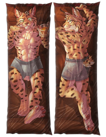 Clawson Feline Dakimakura Furry Body Pillow Cover by Ram the Dragon