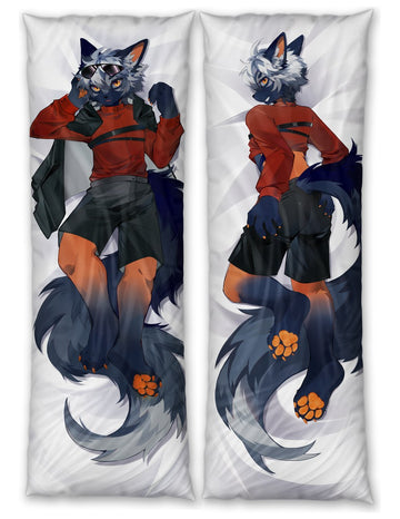 Draven the Orange and Black Fox - Dressed