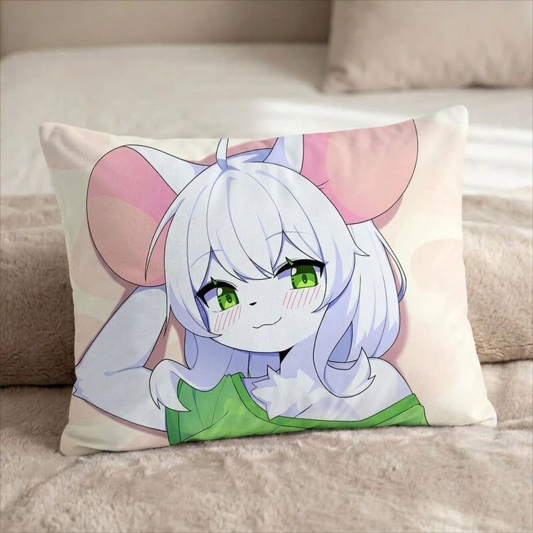 Elevit Female Head Pillow Cover front US standard pillow mockup