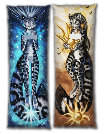 Equinix Feline Dakimakura Furry Body Pillow Cover by Flash_lioness