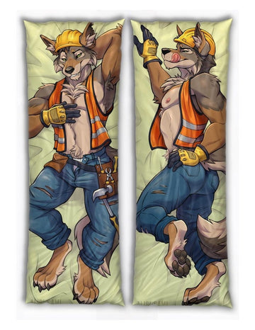 Zane Canine Dakimakura Furry Body Pillow Cover