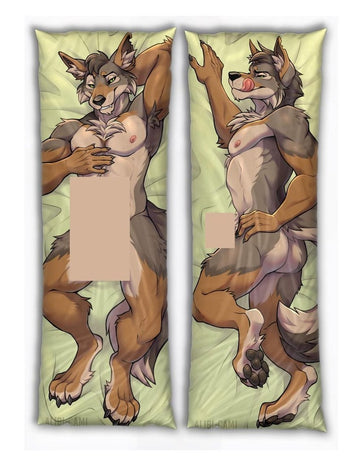 Zane the Coyote — 150x50cm · Plush · Nude NSFW