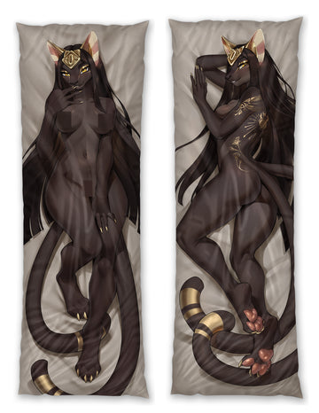 Bastara, the Gilded Cat Nude dakimakura design by Basilisk