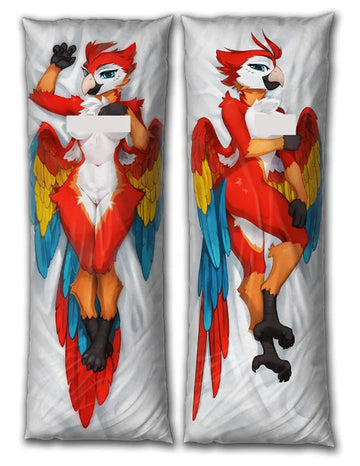Seraphina Bird Dakimakura Furry Body Pillow Cover