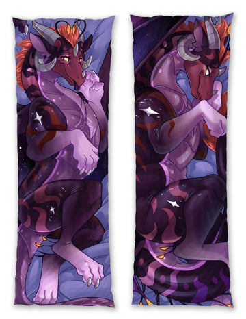 Veila the Dragon dakimakura - Zoomed In SFW - art by RAM