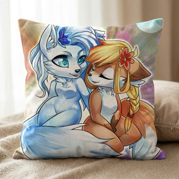 Furry Furry Art Bed Pillow Cover
