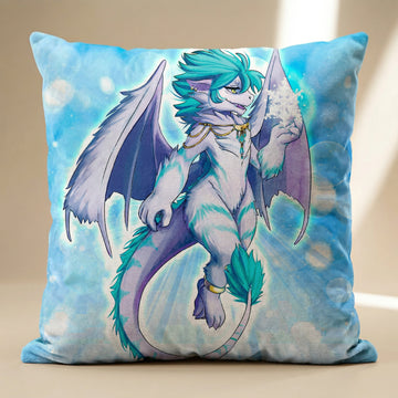 Dragon Furry Art Bed Pillow Cover