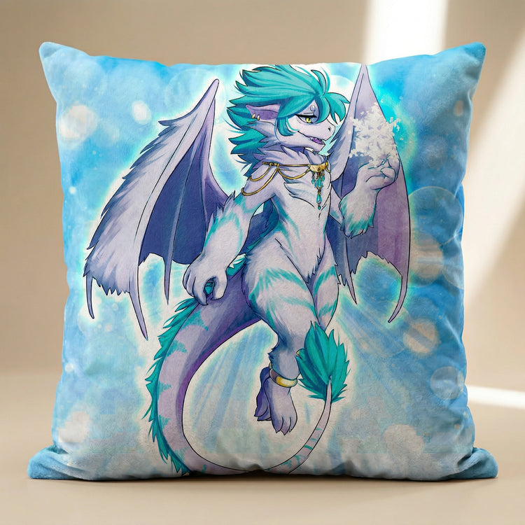 Dragon Furry Art Bed Pillow Cover