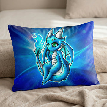 Dragon Furry Art Bed Pillow Cover
