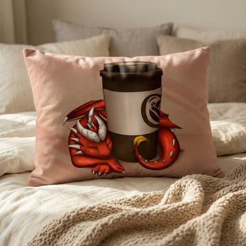 Dragon Furry Art Bed Pillow Cover