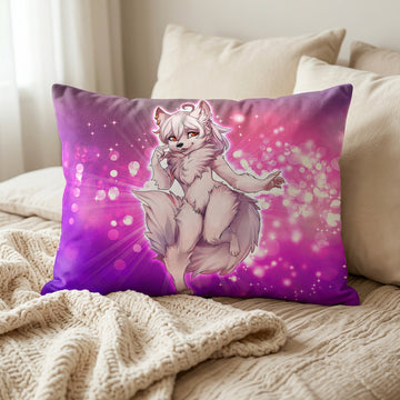 Furry Furry Art Bed Pillow Cover