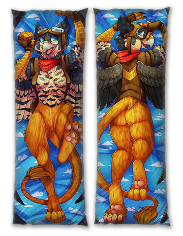 Godwing Bird Dakimakura Furry Body Pillow Cover by Ram the Dragon