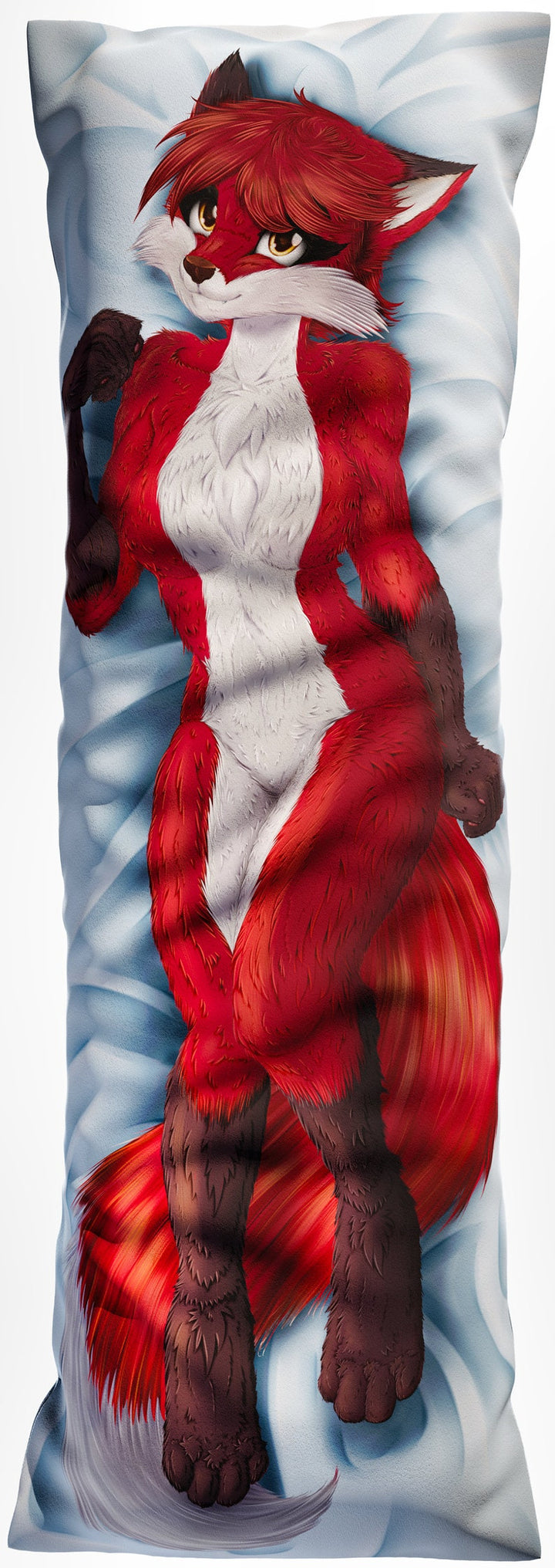 Daki Diane - Art by ruhisu - The Red Fox Dakimakura Furry Body Pillow Cover