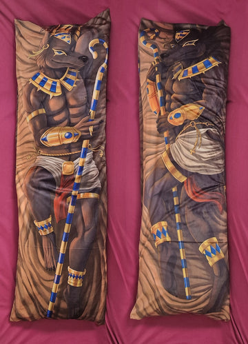 Anubis Canine Dakimakura Furry Body Pillow Cover by Soapaint