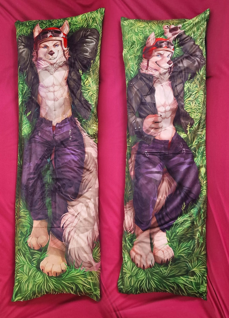 Bernard Canine Dakimakura Furry Body Pillow Cover by Saint cocoa