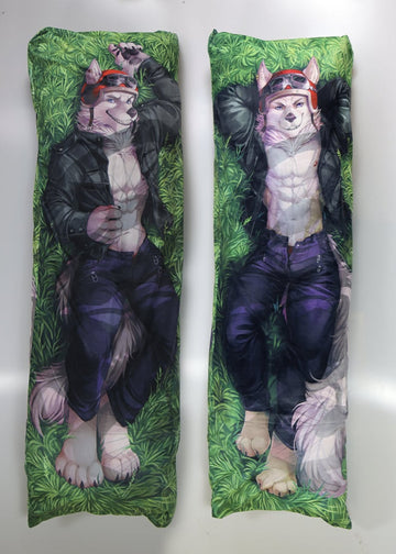 Bernard Canine Dakimakura Furry Body Pillow Cover by Saint cocoa