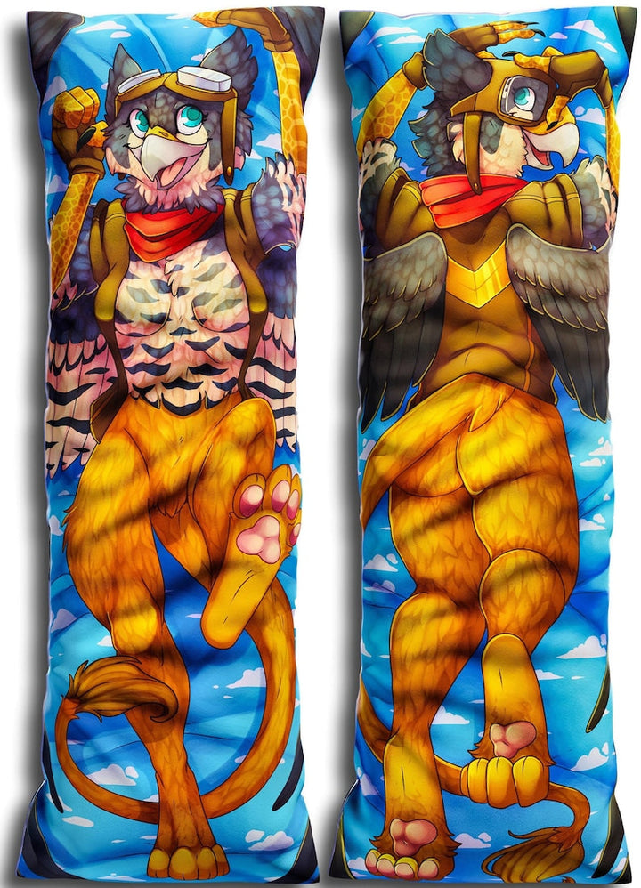 Daki Godwing - Art by Ram the Dragon - the fuzzy Griffin Dakimakura Furry Body Pillow Cover