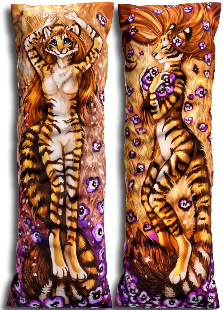 Daki Clemetine - Art by Flash_lioness - The Tiger Dakimakura Furry Body Pillow Cover