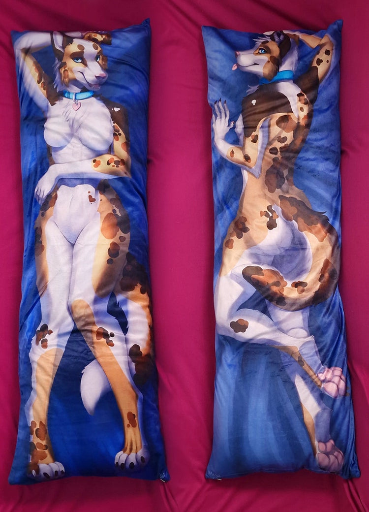 Mia Canine Dakimakura Furry Body Pillow Cover by maaia