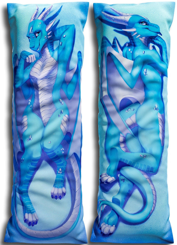 Daki Sapphire - Art by maaia - The Blue Dragon Dakimakura Furry Body Pillow Cover