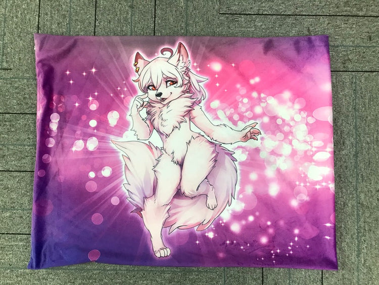 Furry Furry Art Bed Pillow Cover
