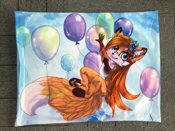 Fox Furry Art Bed Pillow Cover