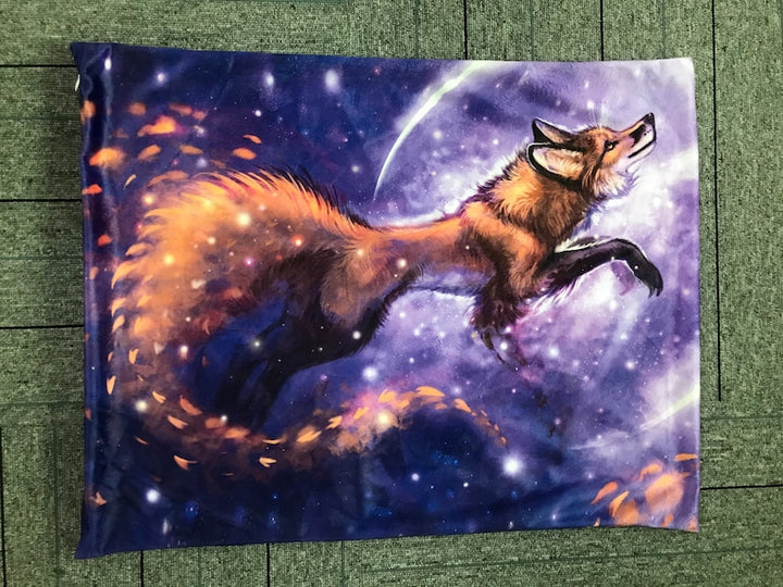 Fox Furry Printed US Standard Pillow Cover for Bed, Fox Gifts, Art Pillow, Decorative Throw Pillow, Animal Pillow Cover, Soft Pillow Cover