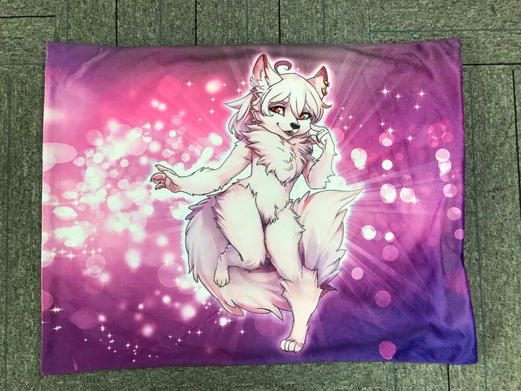 Furry Furry Art Bed Pillow Cover