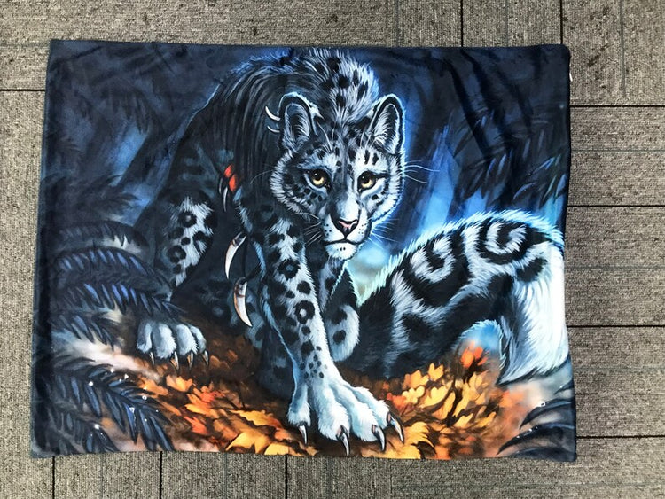 Furry Furry Art Bed Pillow Cover by Flash_lioness