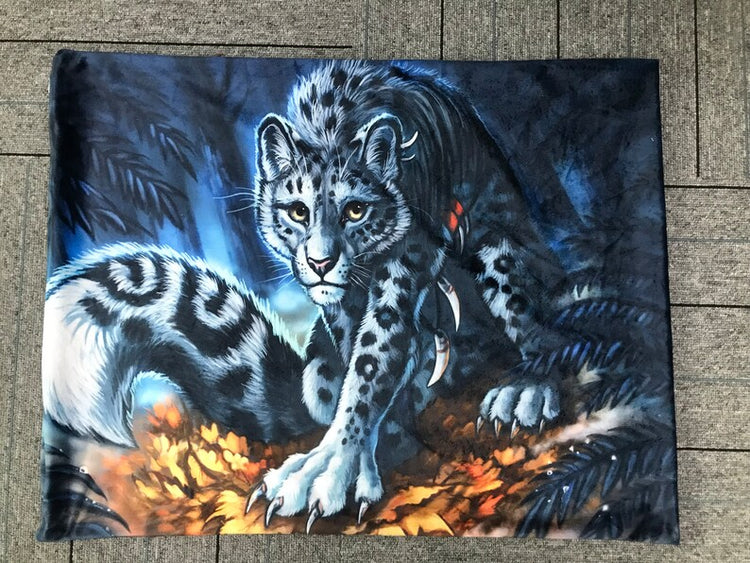 Furry Furry Art Bed Pillow Cover by Flash_lioness